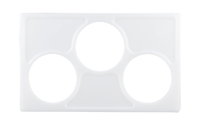 Cambro CPH3148 Crock Holder - 13x21" Holds (3)Crocks, White