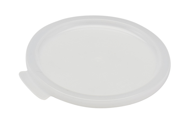 Cambro CPL12148 Snap-On Crock Cover for CP12, White - 12ea/Case