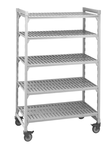 Cambro CPMU243675V5480 Camshelving Premium Vented Shelving Unit - 5 Shelves, 36"L x 24"W x 75"H