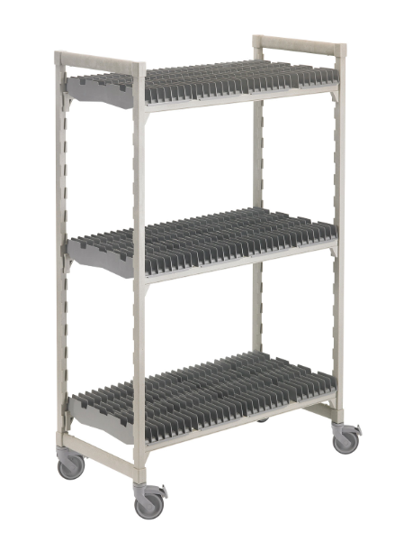 Cambro CPMU244875DRPKG 3 Level Mobile Drying Rack for Trays