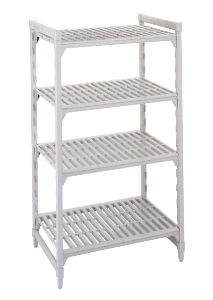 Cambro CPU244872V4480 Camshelving Premium Vented Shelving Unit - 4 Shelves, 48"L x 24"W x 72"H