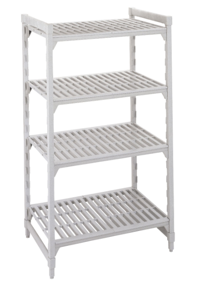 Cambro CPU244884V4PKG Camshelving Premium Vented Shelving Unit - 4 Shelves, 48"L x 24"W x 84"H