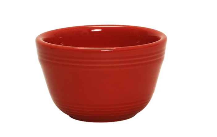 Tuxton CQB-0752 7 1/2 oz Concentrix Bouillon Bowl - Ceramic, Cayenne - 2ea/Case