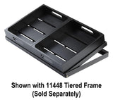 TableCraft CRATE12BK Gastro Half Size Painted Wood Serving / Display Crate 12-3/4" x 10-1/2" x 2-3/4"Deep - Black -  8/Case