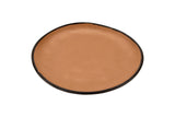 GET CS-100-TP Melamine Plate Round 10-1/2", Speckled Taupe