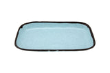 GET CS-1170-GBL Melamine Plate Rectangular 12", Gray Blue