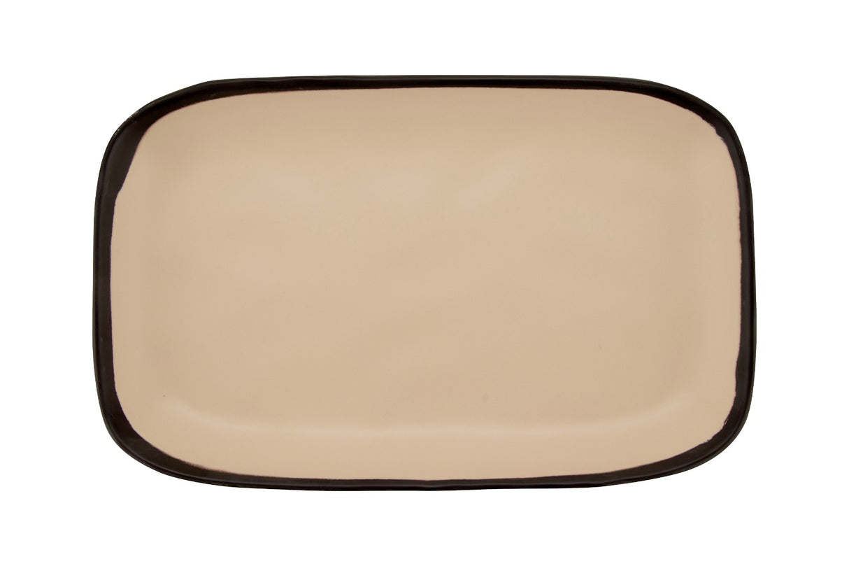 GET CS-1170-MA Melamine Plate Rectangular 12", Manila
