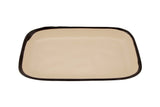 GET CS-1170-MA Melamine Plate Rectangular 12", Manila