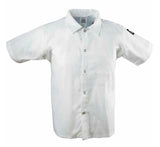 Chef Revival CS006WH-2X Unisex Poly/Cotton Short Sleeve Cook Shirt with Front Snaps and Chest Pocket - White - Size 2X-Large