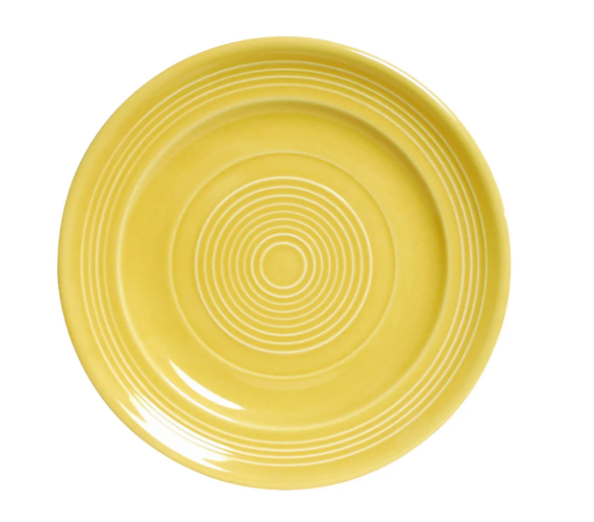 Tuxton CSA-120 12" Round Concentrix®© Plate - Ceramic, Saffron