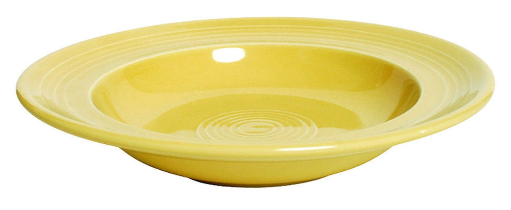 Tuxton CSD-090 Concentrix Round Rimmed China Soup Bowl 12 oz. - Saffron - 24/Case
