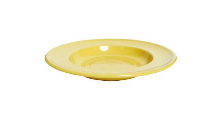 Tuxton CSD-120 24 1/2 oz Concentrix®© Pasta Bowl - Ceramic, Saffron - 6ea/Case