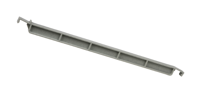 Cambro CSDBA480 Camshelving® Angled Divider Bar, Speckled Gray - 4ea/Case