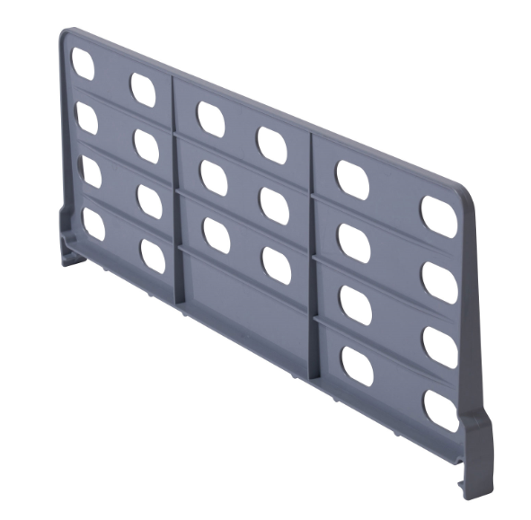 Cambro CSSD248151 24" Camshelving® Shelf Divider, Soft Gray