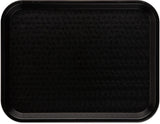 Carlisle CT101403 Cafe Polypropylene Fast Food Cafeteria Tray 11" x 14" - Black - 24/Case