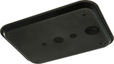 Carlisle CT101403 Cafe Polypropylene Fast Food Cafeteria Tray 11" x 14" - Black - 24/Case