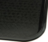 Carlisle CT101403 Cafe Polypropylene Fast Food Cafeteria Tray 11" x 14" - Black - 24/Case