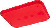Carlisle CT101405 Cafeteria Tray 11X14 Red Polypropylene, 24ea/cs