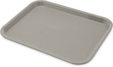 Carlisle CT101423 Cafe Polypropylene Fast Food Cafeteria Tray 11" x 14" - Gray - 24/Case
