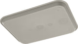 Carlisle CT101423 Cafe Polypropylene Fast Food Cafeteria Tray 11" x 14" - Gray - 24/Case