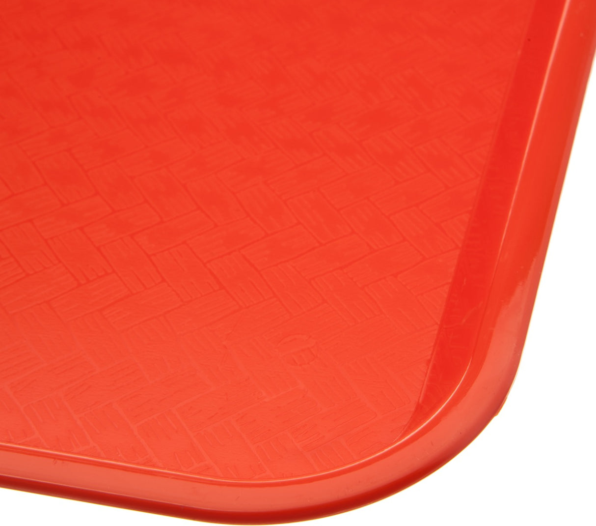 Carlisle CT101424 Cafe Polypropylene Fast Food Cafeteria Tray 11" x 14" - Orange - 24/Case