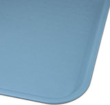 Carlisle CT101459 Cafe Polypropylene Fast Food Cafeteria Tray 11" x 14" - Slate Blue - 24/Case