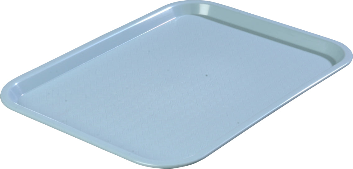 Carlisle CT101459 Cafe Polypropylene Fast Food Cafeteria Tray 11" x 14" - Slate Blue - 24/Case