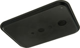 Carlisle CT121603 Cafe Polypropylene Fast Food Cafeteria Tray 12" x 16" - Black - 24/Case