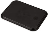 Carlisle CT121603 Cafe Polypropylene Fast Food Cafeteria Tray 12" x 16" - Black - 24/Case