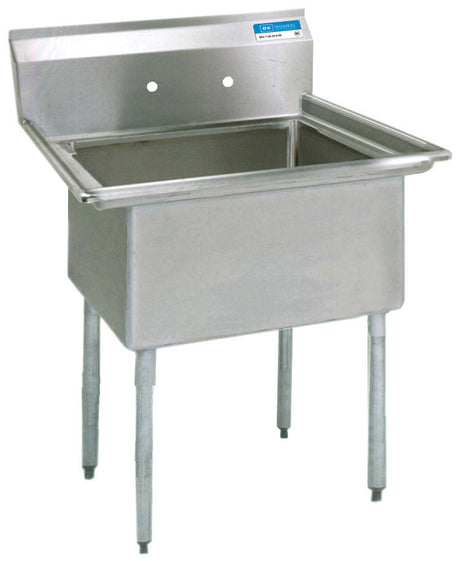 Culitek C1T242414-E 30 inch stainless steel single compartment sink with no drainboard