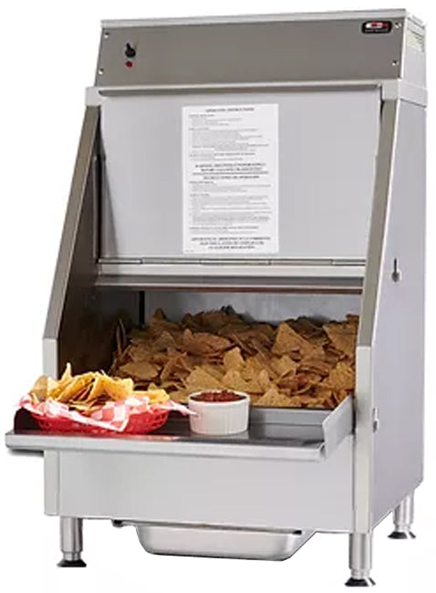 Clearance Carter-Hoffmann CW2E Top-Load First-In First-Out Bulk Chip Warmer 22 Gal. - 120v