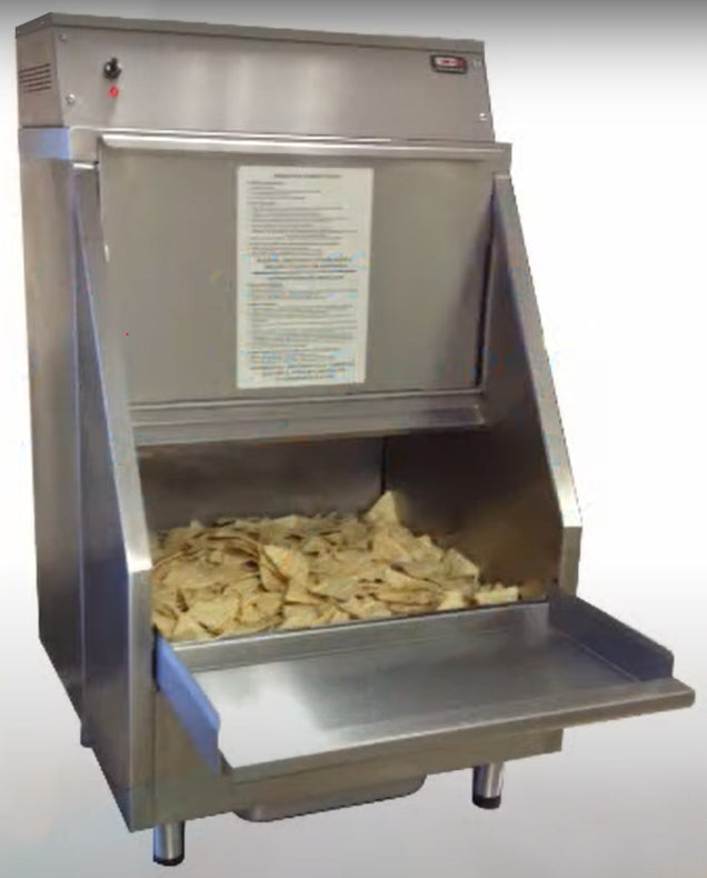 Clearance Carter-Hoffmann CW2E Top-Load First-In First-Out Bulk Chip Warmer 22 Gal. - 120v