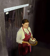Curtron CZN-6-PR-4080 Curtronizer Walk-In Cooler & Freezer Strip Door 40"W x 80"H