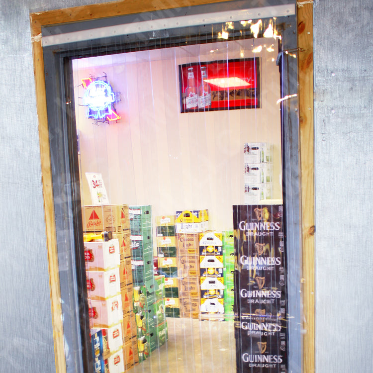 Curtron CZN-6-PR-4080 Curtronizer Walk-In Cooler & Freezer Strip Door 40"W x 80"H