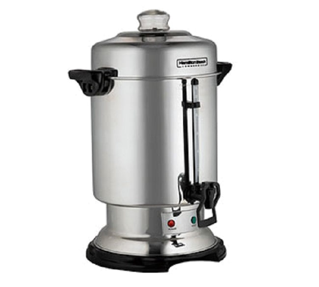 Hamilton Beach D50065 Stainless Steel Commercial Coffee Urn / Percolator with Cup Trip Handle - 60 cup (2.34 gal)