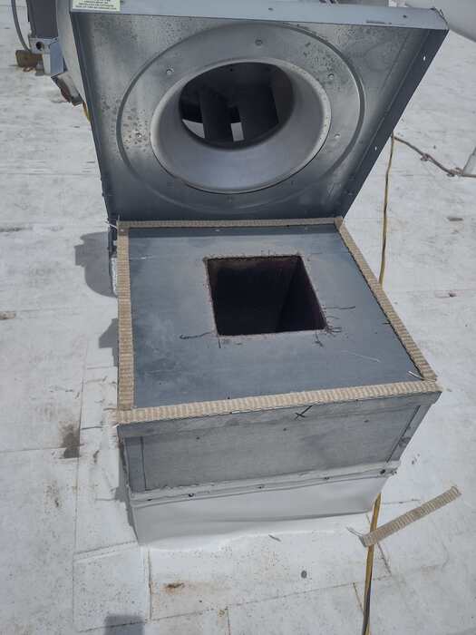DU30HFA-1000 Direct Drive Centrifugal Upblast Exhaust Fan 1000 CFM