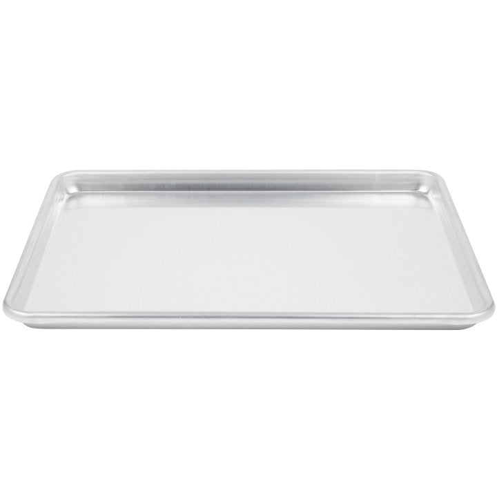 Vollrath 5314 Wear-Ever Half Size NSF 13 Gauge 13" x 18" Sanitary Open Bead Rim Aluminum Bun / Sheet Pan