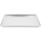 Vollrath 5314 Wear-Ever Half Size NSF 13 Gauge 13" x 18" Sanitary Open Bead Rim Aluminum Bun / Sheet Pan
