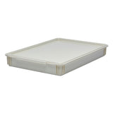 Cambro DB18263CW148 Camwear Polycarbonate Pizza Dough Box 26"L x 18"W x 3"D - White - 6/Case