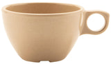 GET DC-100-S SuperMel Melamine Ovide Coffee Cup / Mug 7-1/2 oz. - Sandstone - 48/Case