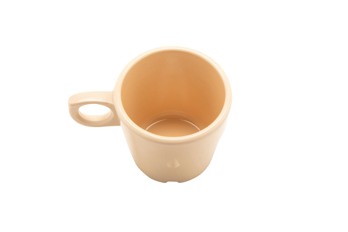 GET DC-101-T SuperMel Melamine Conic Stacking Cup / Mug 7-1/2 oz. - Tan - 48/Case