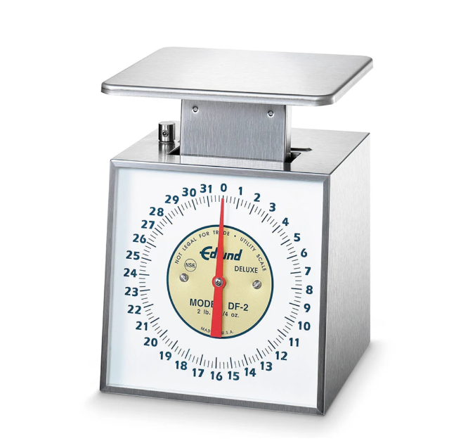 Edlund DF-2 Scale, Portion Control, Dial Type, 32 oz x 1/4 oz Graduation, NSF