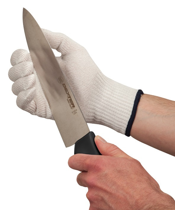San Jamar DFG1000-XL D-Shield Ambidextrous Synthetic Fiber A4-Level Cut-Resistant Glove with Black Wrist Band - X-Large