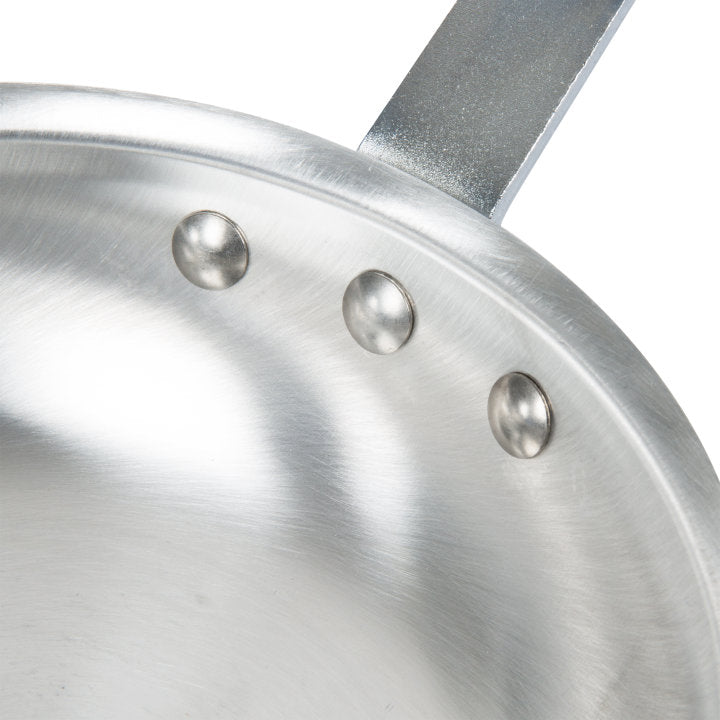 Vollrath 4008 Wear-Ever Aluminum Fry Pan with Blue Cool Handle 8"