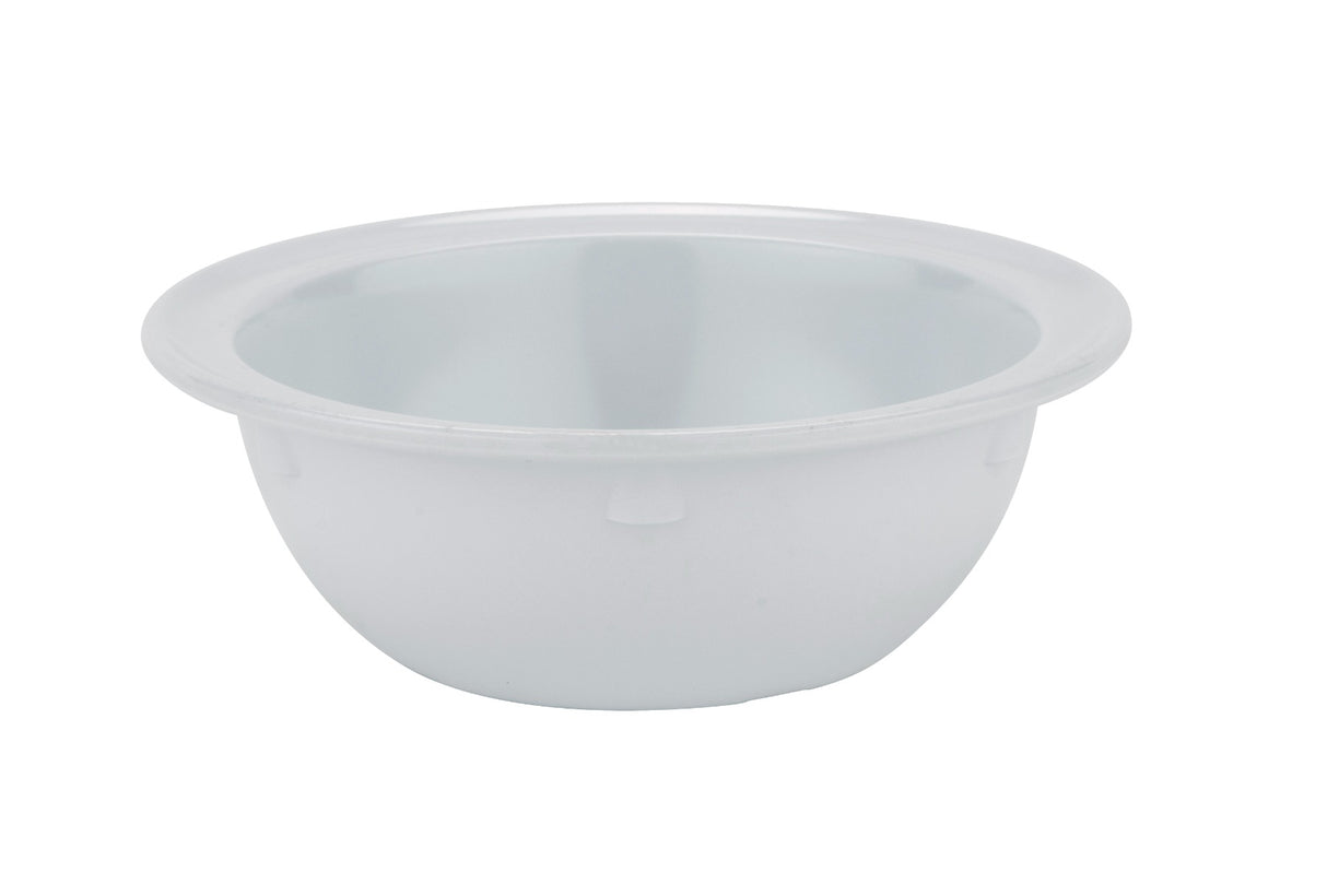 GET DN-313-W SuperMel Melamine Stackable Wide Rim Grapefruit Bowl 13 oz. - White - 48/Case