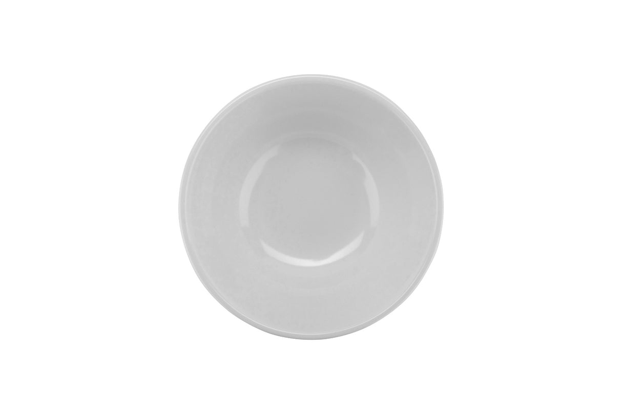GET DN-315-W SuperMel Melamine Stackable Narrow Rim Nappie Bowl 15 oz. - White - 48/Case
