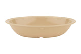 GET DN-332-T SuperMel Melamine Narrow Rim Oval Serving Bowl 32 oz. 10"x7-1/4" - Tan - 12/Case