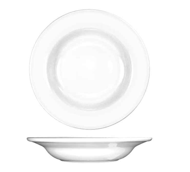International Tableware DO-3 10 oz Dover Soup Bowl - Porcelain, European White