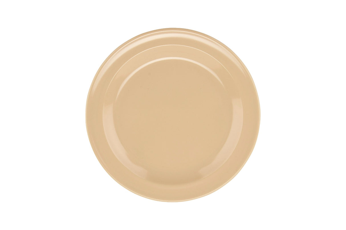 GET DP-505-T Melamine Plate Round 5-1/2", Tan