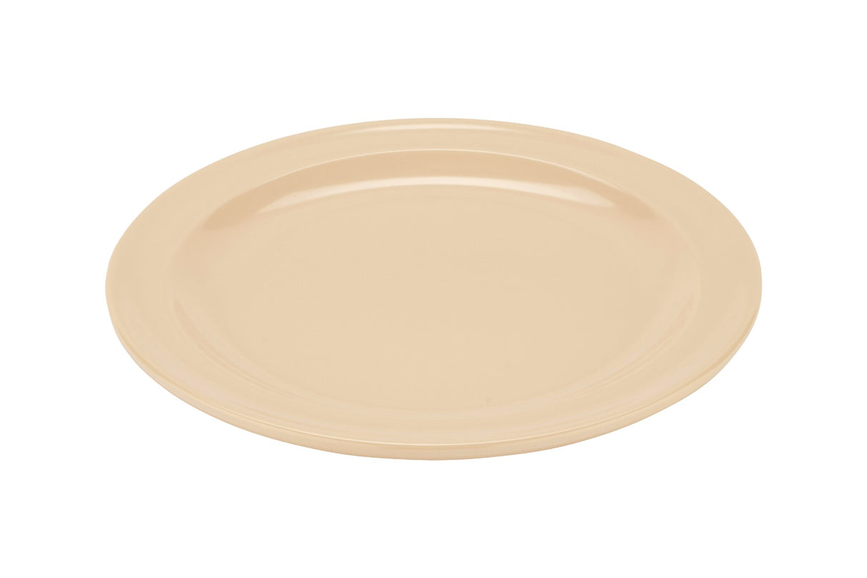 GET DP-508-T SuperMel Melamine Round Lunch / Salad Plate 8" - Tan - 24/Case